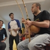 Diego “Guerreiro”. Teaching berimbau. Diego “Guerreiro”. Teaching berimbau.
